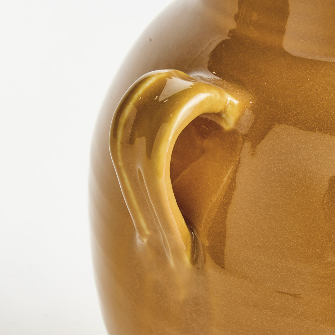 MAISHA VASE - Ochre/Natural