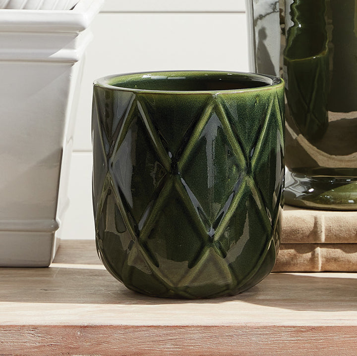 MAXWELL POTS, SET OF 3 - Green