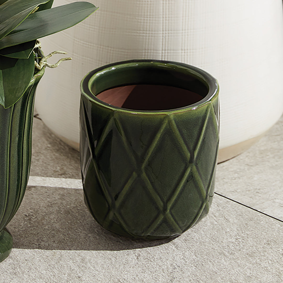 MAXWELL POTS, SET OF 3 - Green