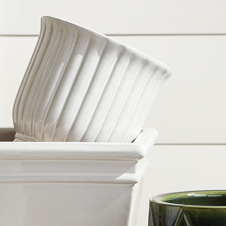 MAKENNA POT LARGE - White