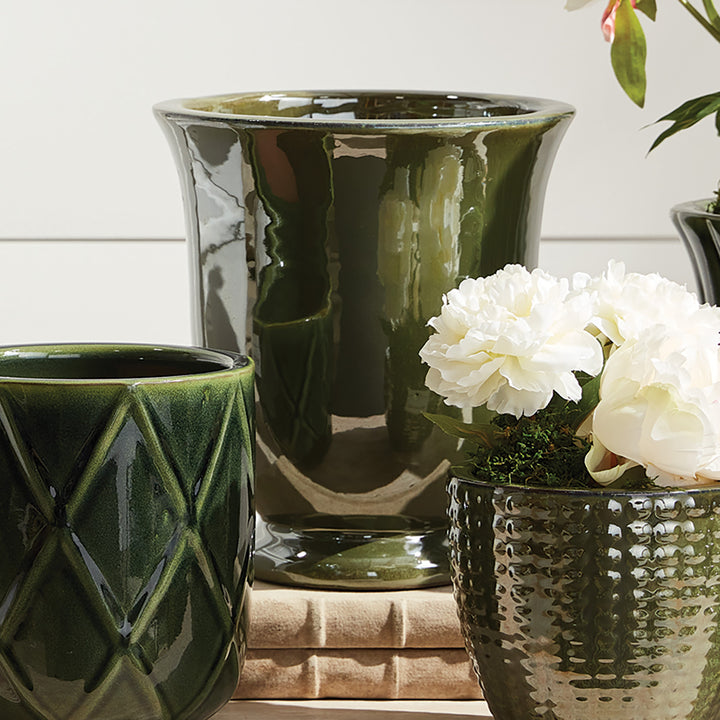 GALE POTS, SET OF 2 - Green