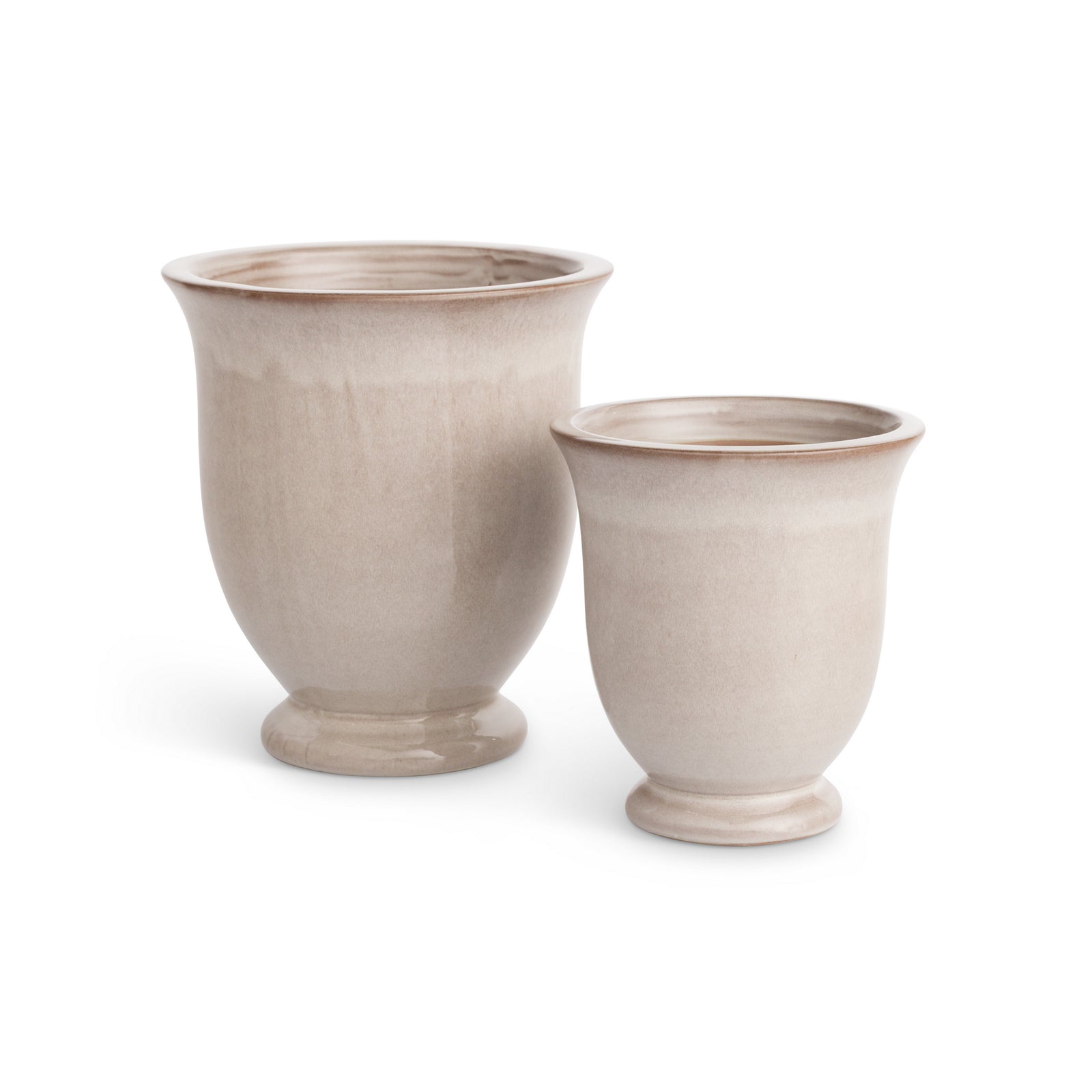 GALE POTS, SET OF 2 - Gray