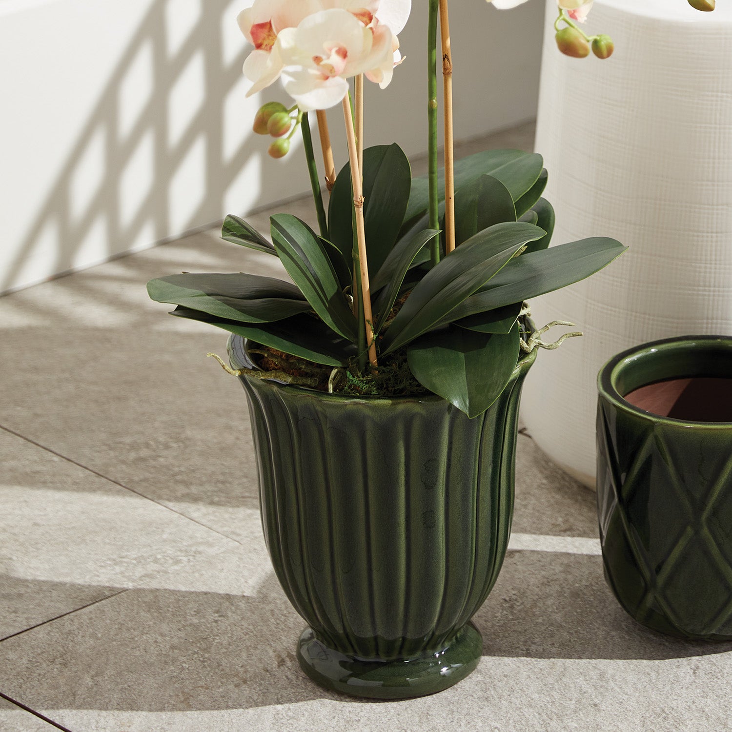 KATHRYN POTS, SET OF 2 - Green
