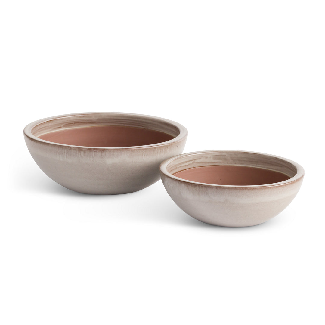 NAYA LOW BOWLS, SET OF 2 - Green