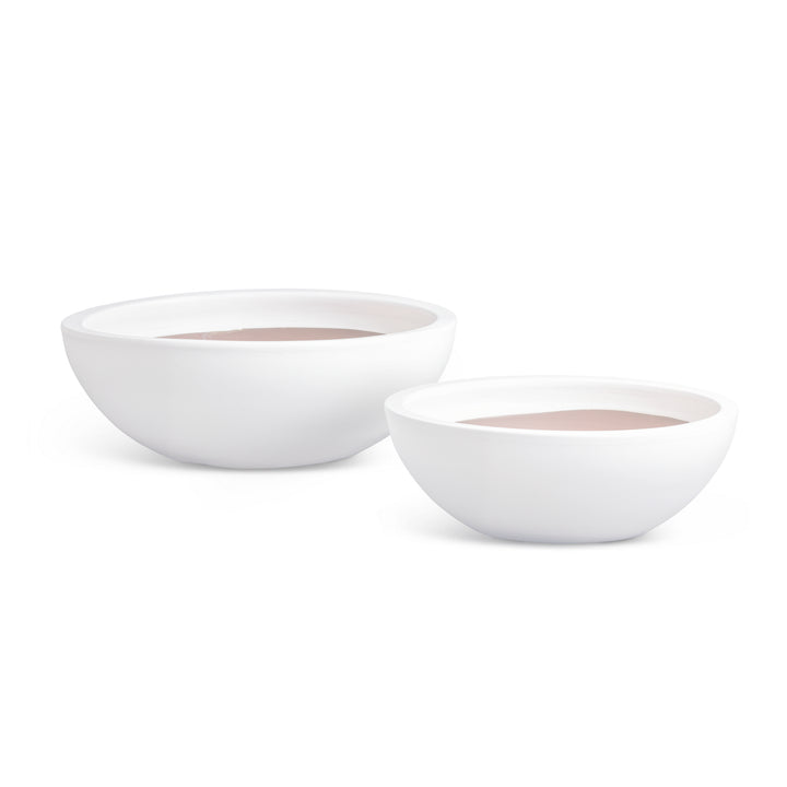 NAYA LOW BOWLS, SET OF 2 - White