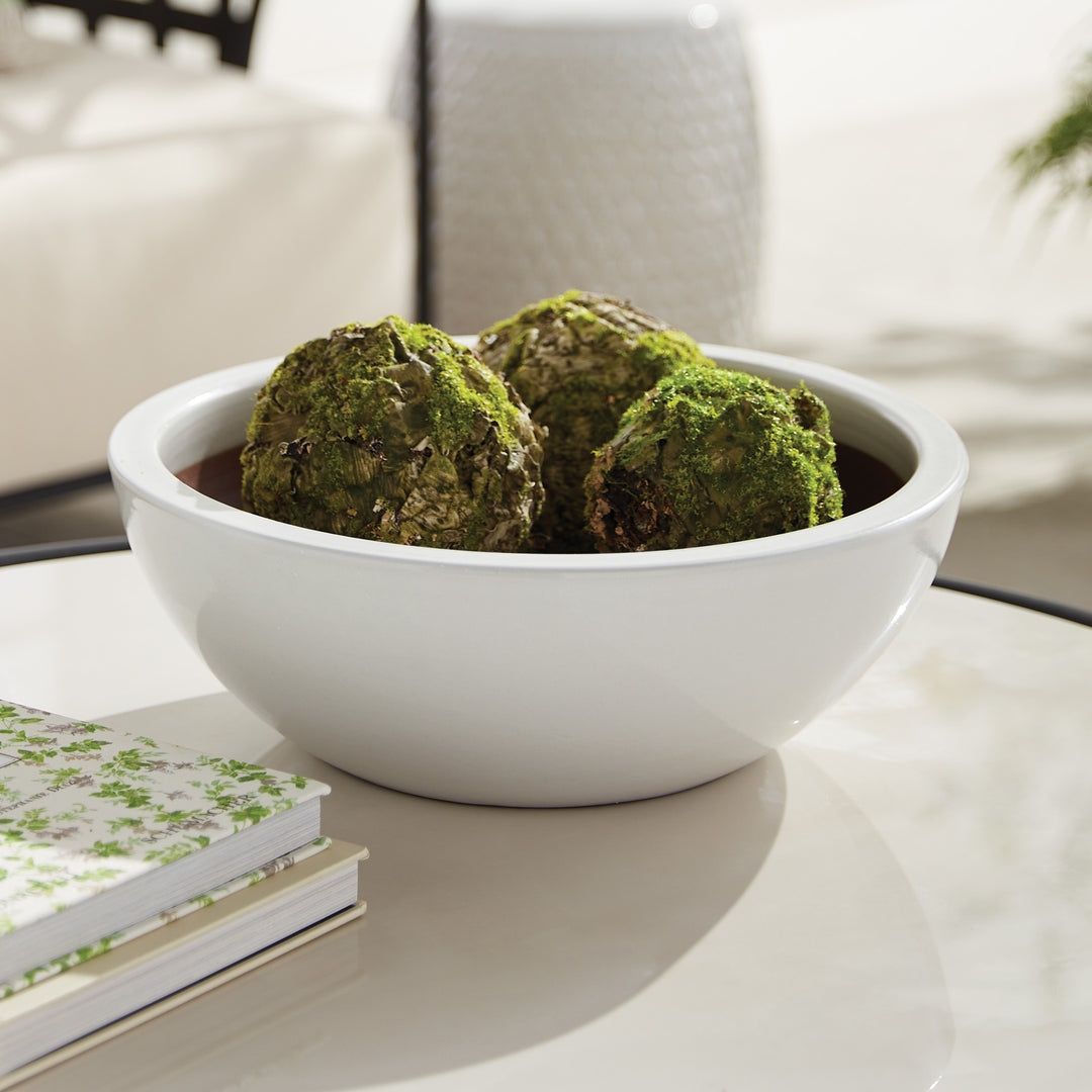 NAYA LOW BOWLS, SET OF 2 - White
