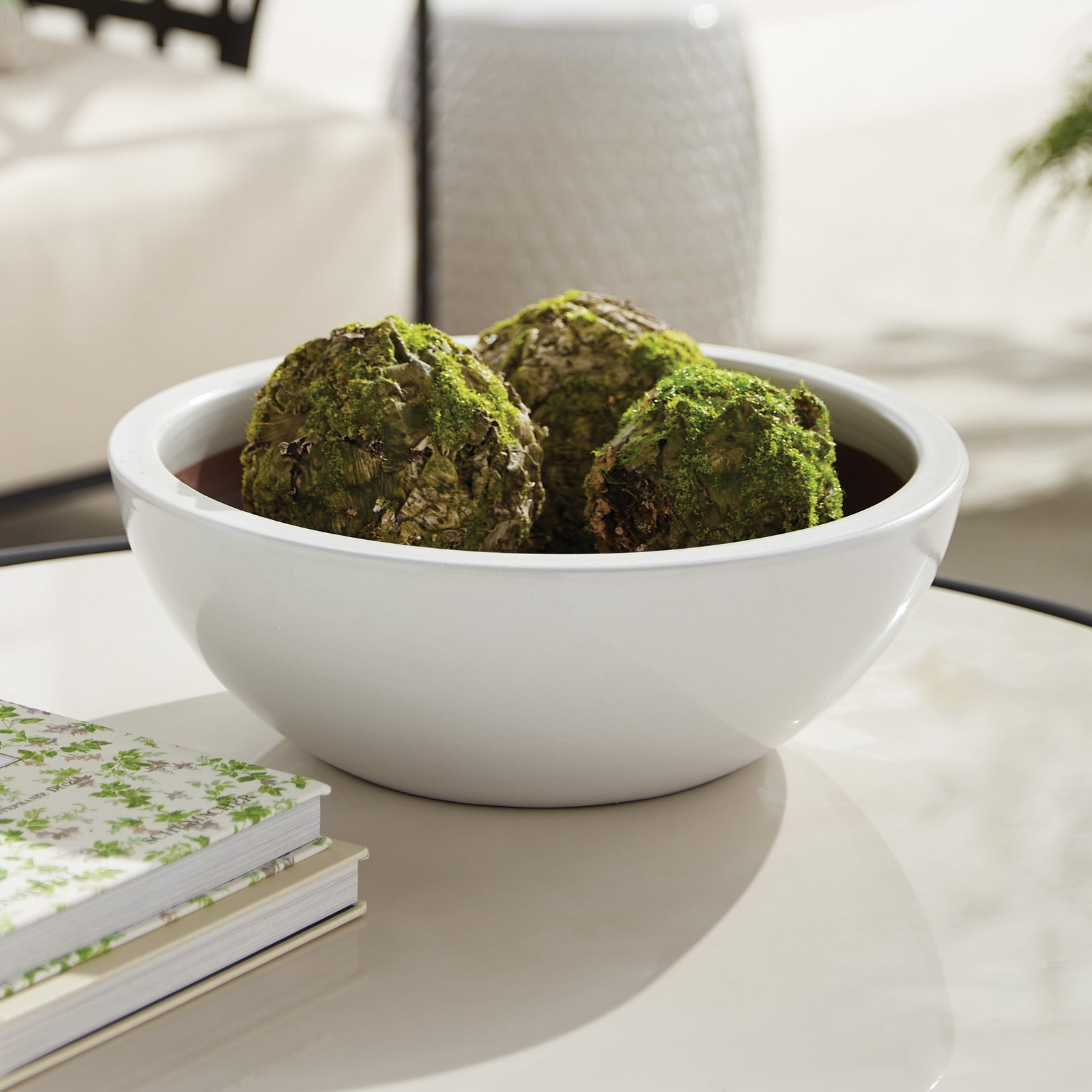 NAYA LOW BOWLS, SET OF 2 - White
