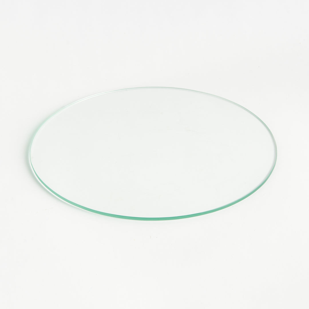 BURMA RATTAN ROUND SERVING TRAY - Dark Blue