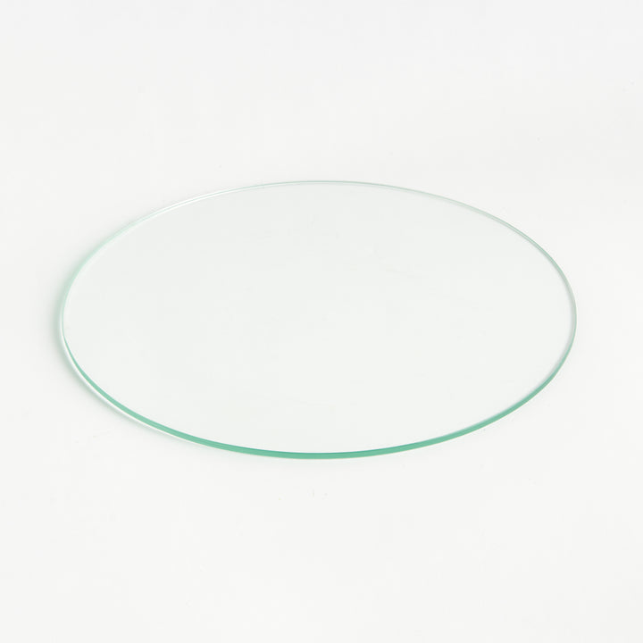BURMA RATTAN ROUND SERVING TRAY - Dark Blue