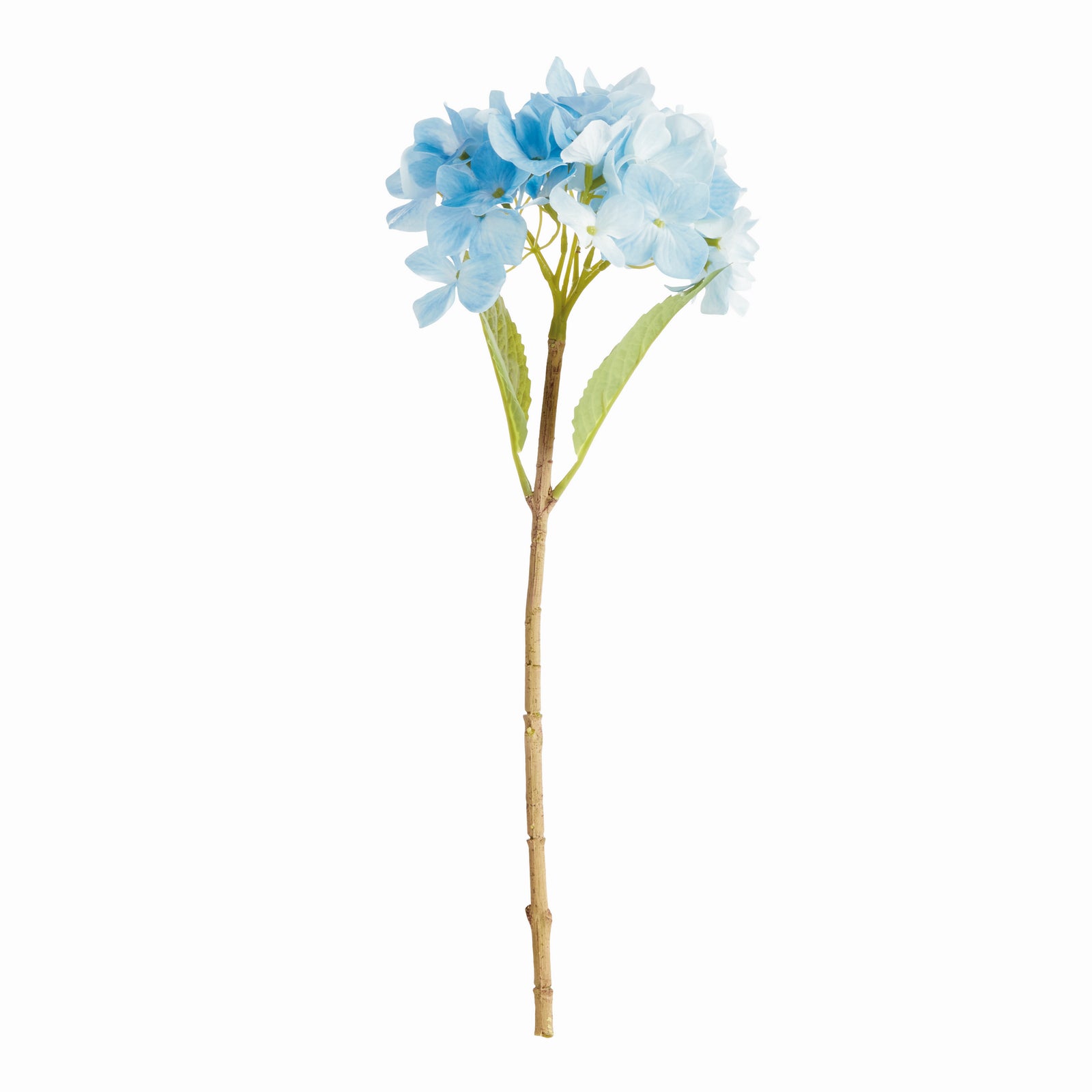 HYDRANGEA STEMS 18", SET OF 6 - Light Blue