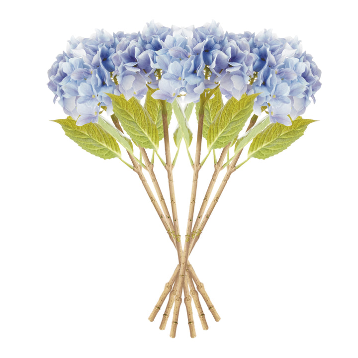HYDRANGEA STEMS 18", SET OF 6 - Purple