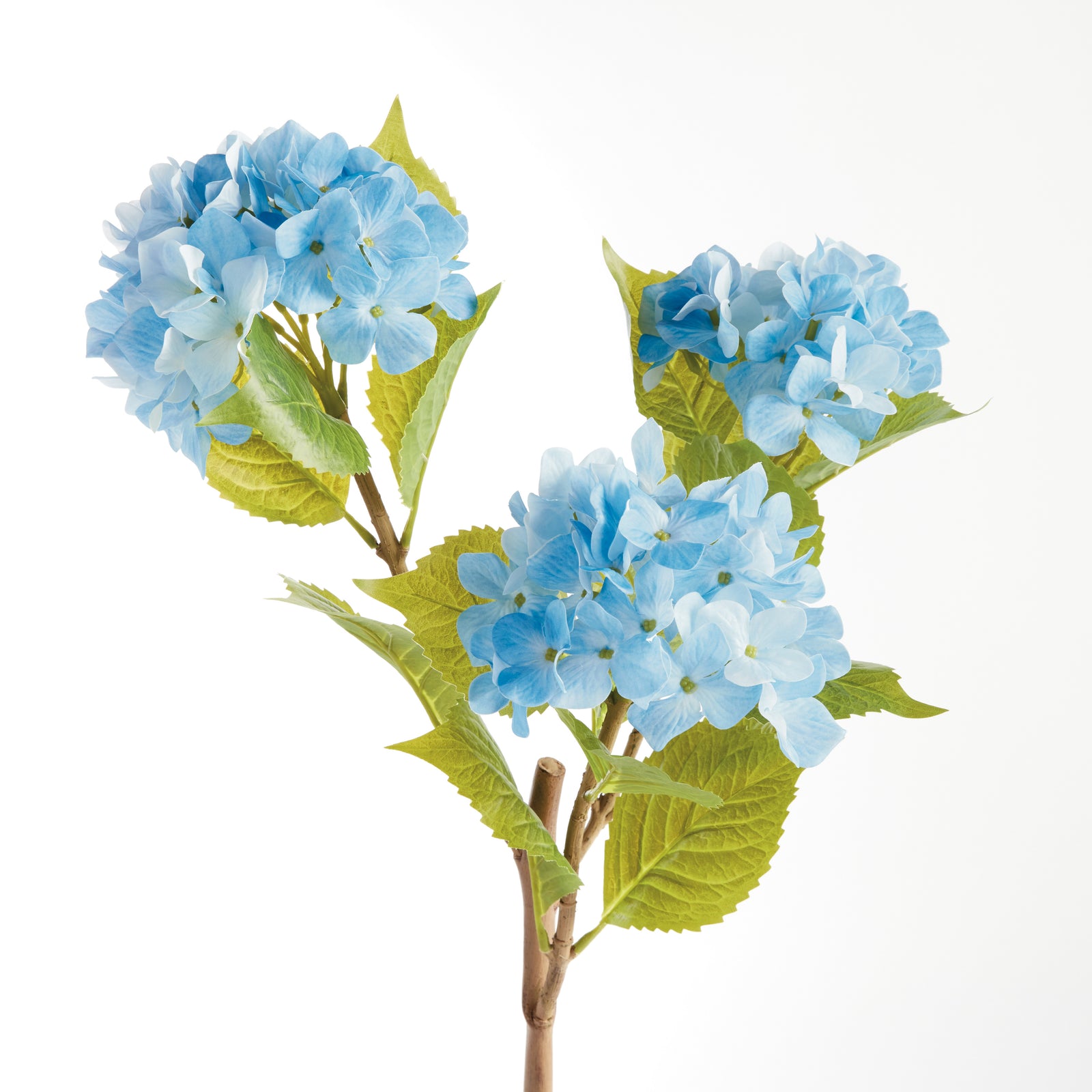 HYDRANGEA BRANCHES 31", SET OF 2 - Light Blue