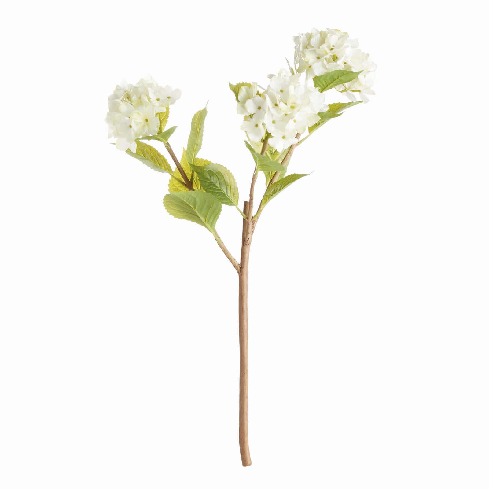 HYDRANGEA BRANCHES 31", SET OF 2 - White