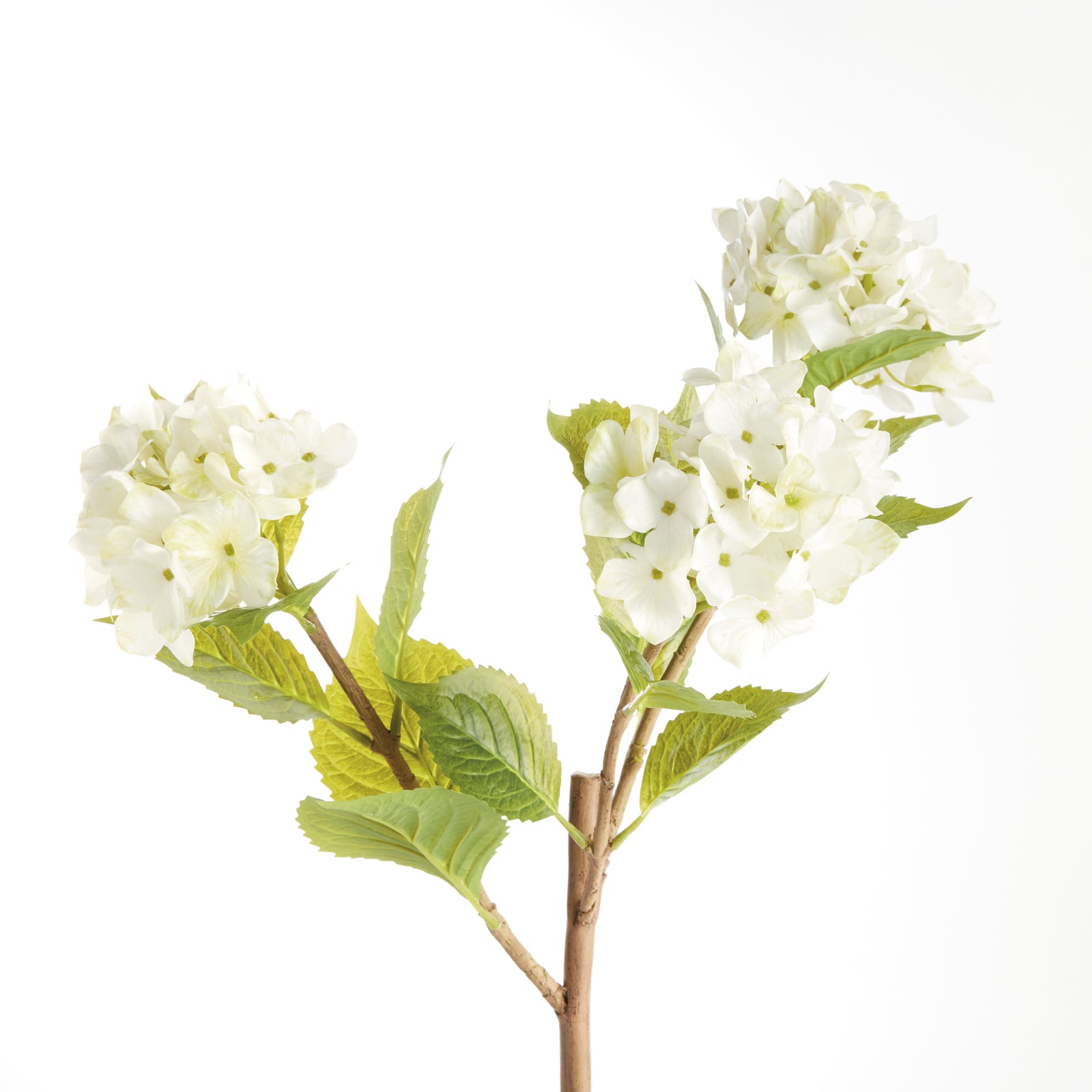 HYDRANGEA BRANCHES 31", SET OF 2 - White