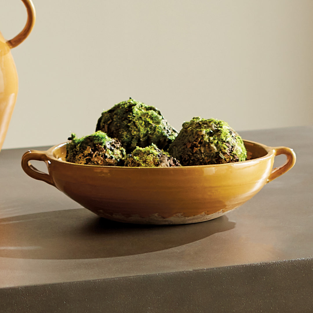 MOSSY LICHEN ORBS 3.5" ST/6 - Natural/Moss