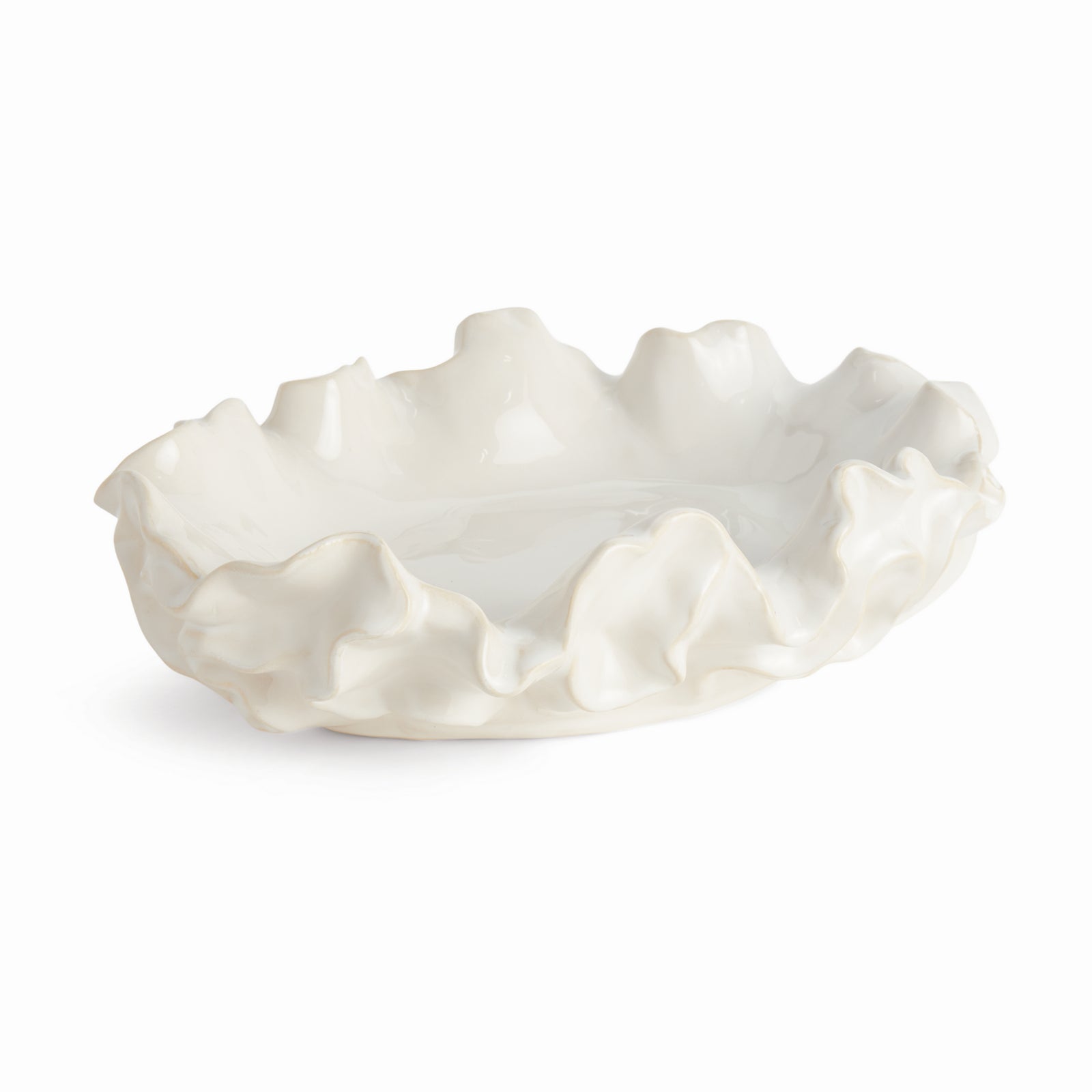 CAMILLA DECORATIVE BOWL SMALL - White