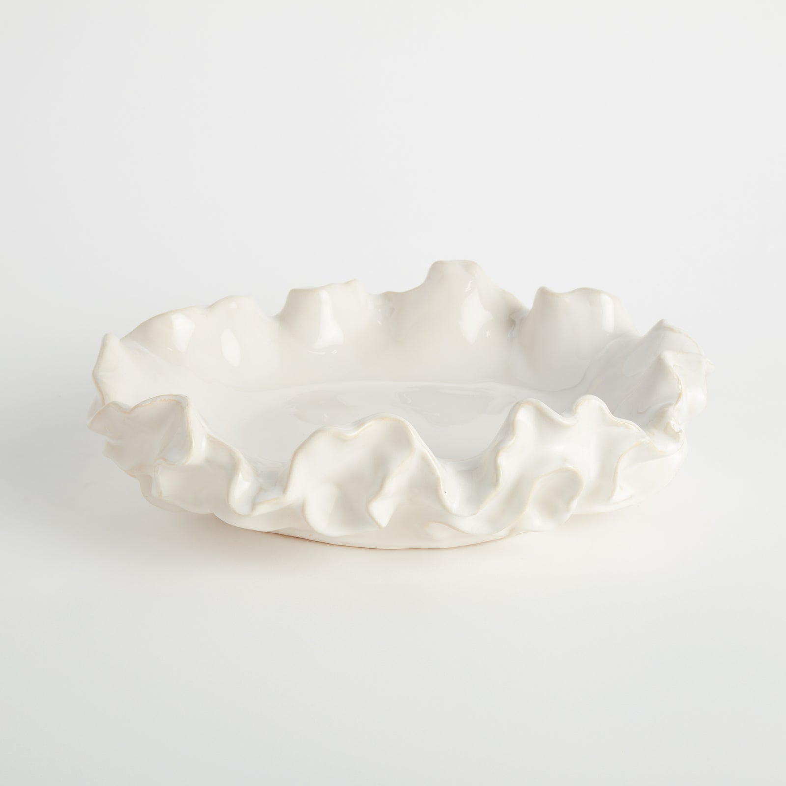 CAMILLA DECORATIVE BOWL SMALL - White