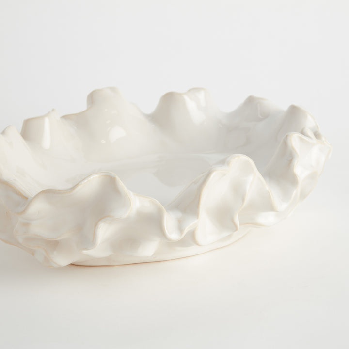 CAMILLA DECORATIVE BOWL SMALL - White