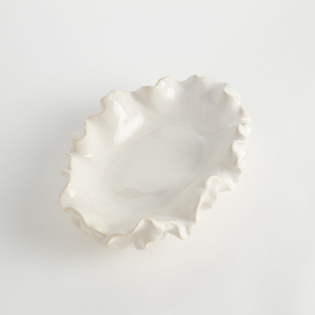 CAMILLA DECORATIVE BOWL SMALL - White