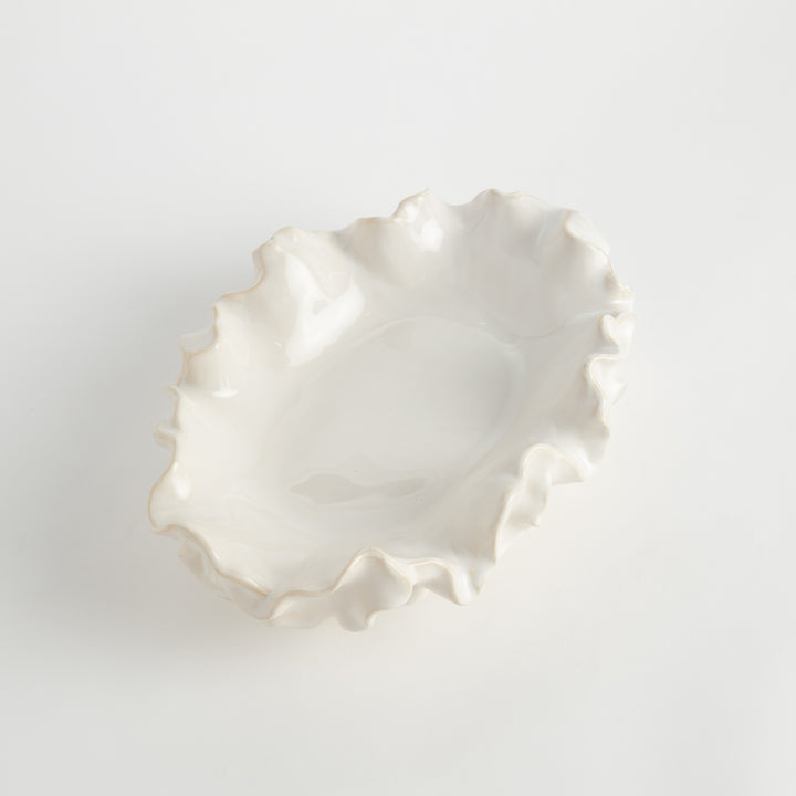 CAMILLA DECORATIVE BOWL SMALL - White