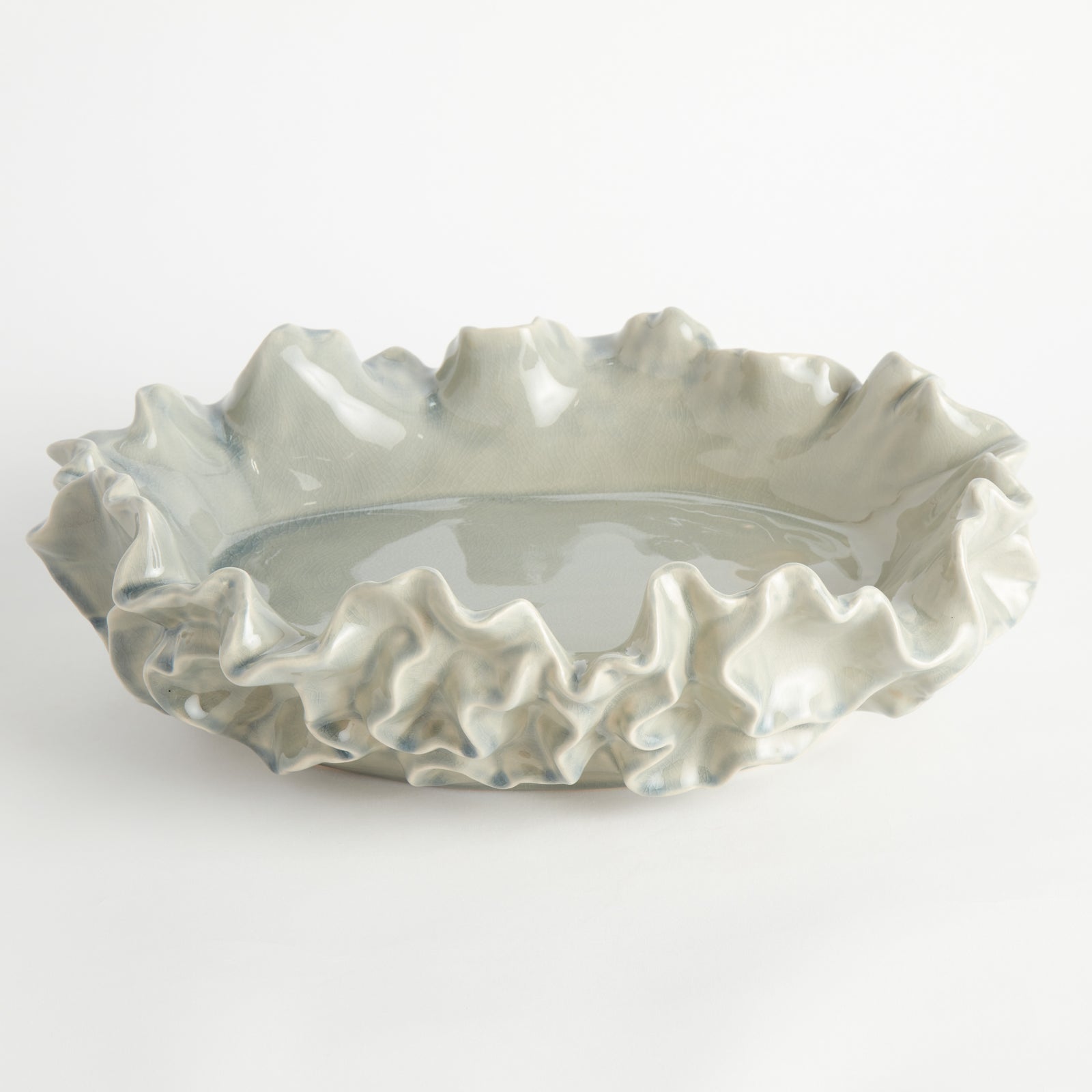CAMILLA DECORATIVE BOWL LARGE - Blue