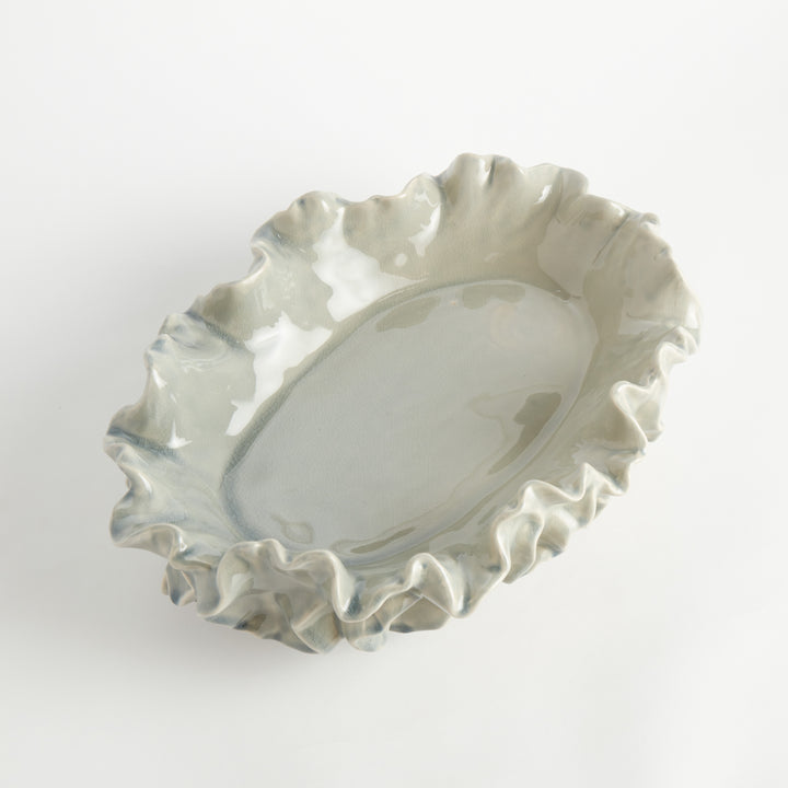 CAMILLA DECORATIVE BOWL LARGE - Blue