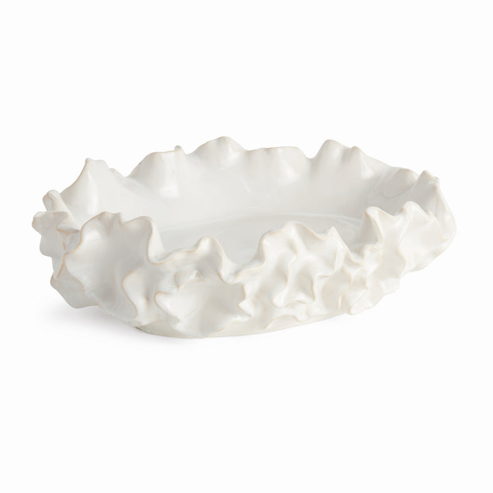 CAMILLA DECORATIVE BOWL LARGE - White