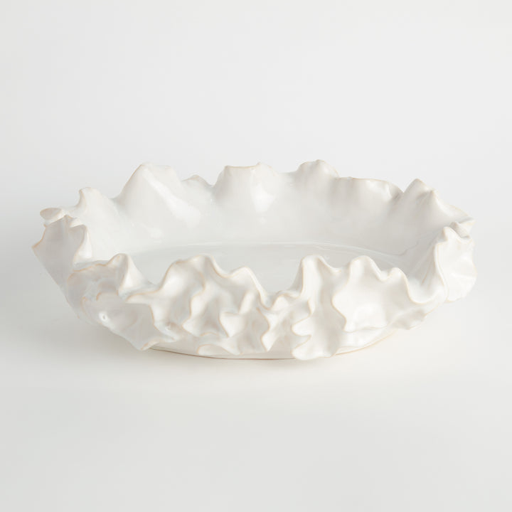CAMILLA DECORATIVE BOWL LARGE - White