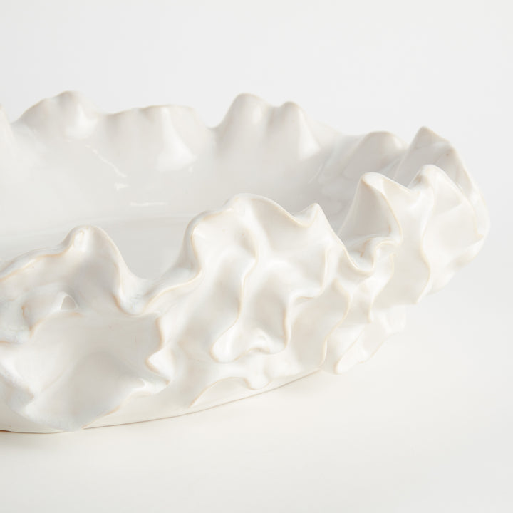 CAMILLA DECORATIVE BOWL LARGE - White