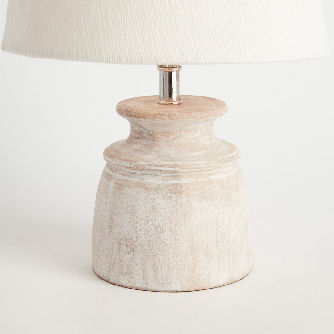 BENJI LAMP - Whitewash
