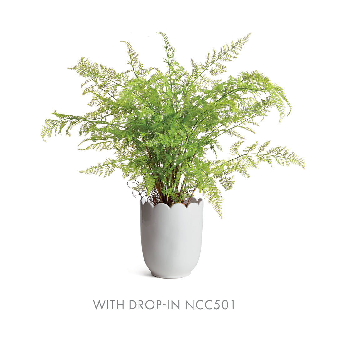 MIRABELLE SCALLOPED EDGE CACHEPOT