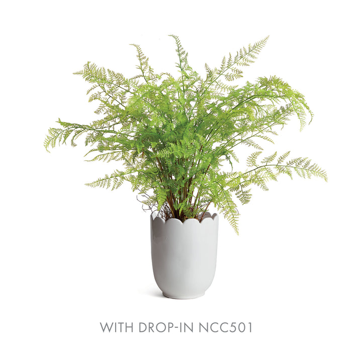 MIRABELLE SCALLOPED EDGE CACHEPOT