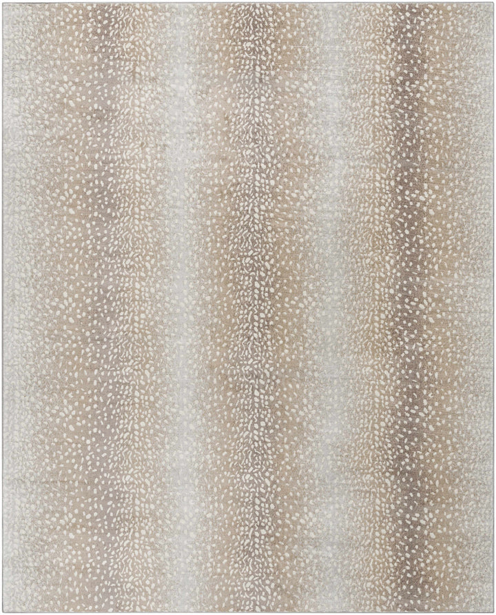 Pointblank Tan Leopard Print Rug