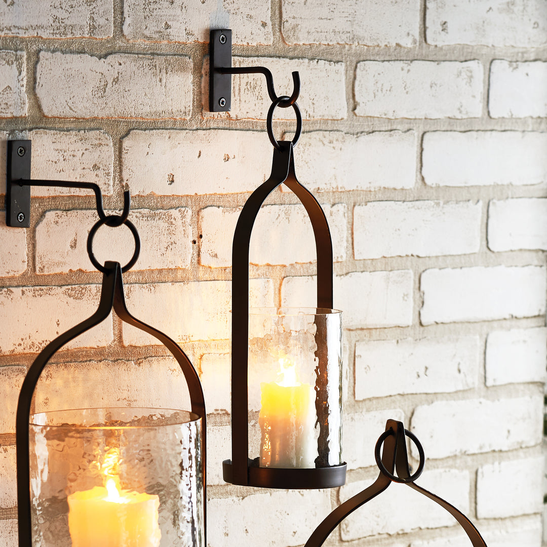 STEEPLE LANTERN 12" - Black / Bronze