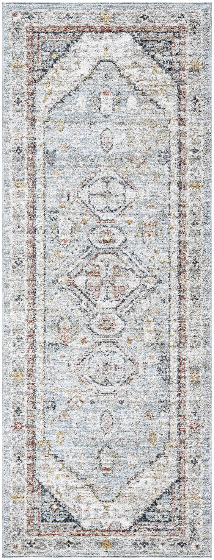 Kouta Gray Blue Area Rug