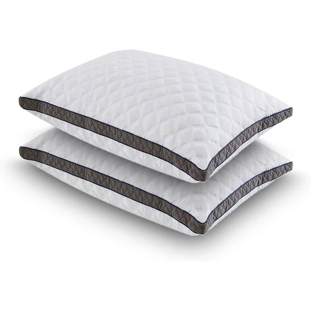 Set of 2 Standard Shredded Memory Foam Polyester Pillow with