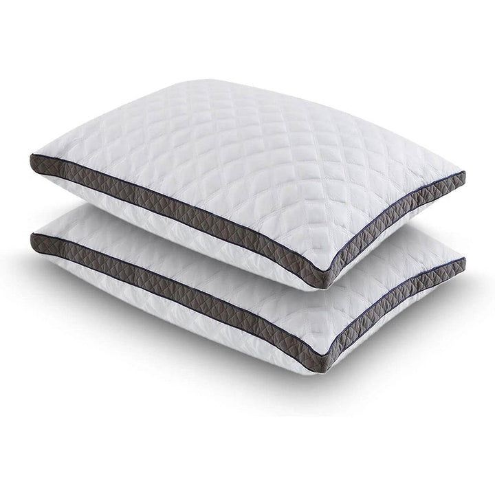 Set of 2 Standard Shredded Memory Foam Polyester Pillow with