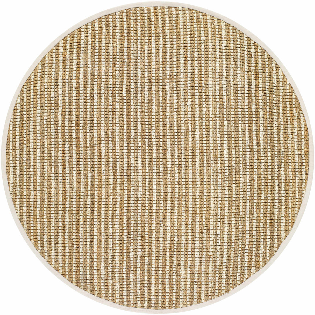 Ambel Tan&Brown Jute Rug