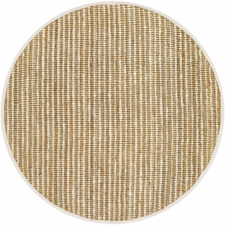 Ambel Tan&Brown Jute Rug