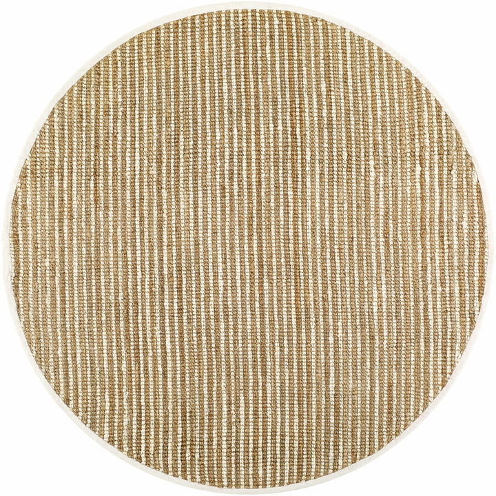 Ambel Tan&Brown Jute Rug