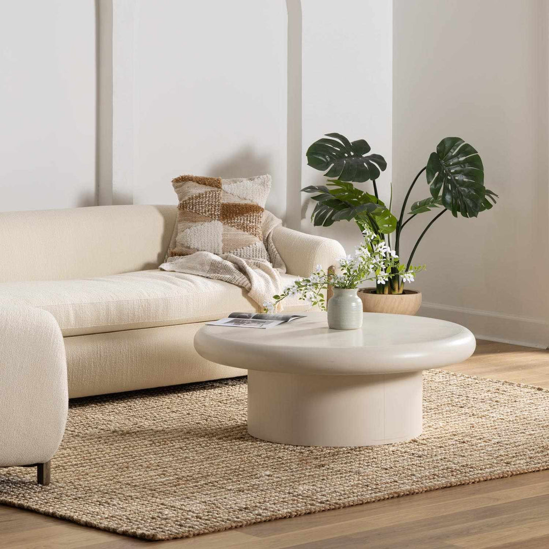 Ambel Tan&Brown Jute Rug