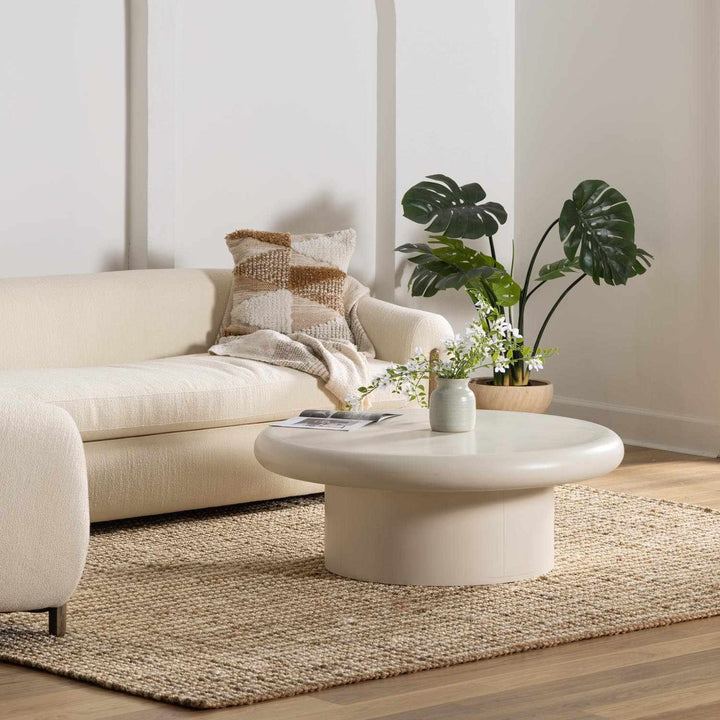 Ambel Tan&Brown Jute Rug