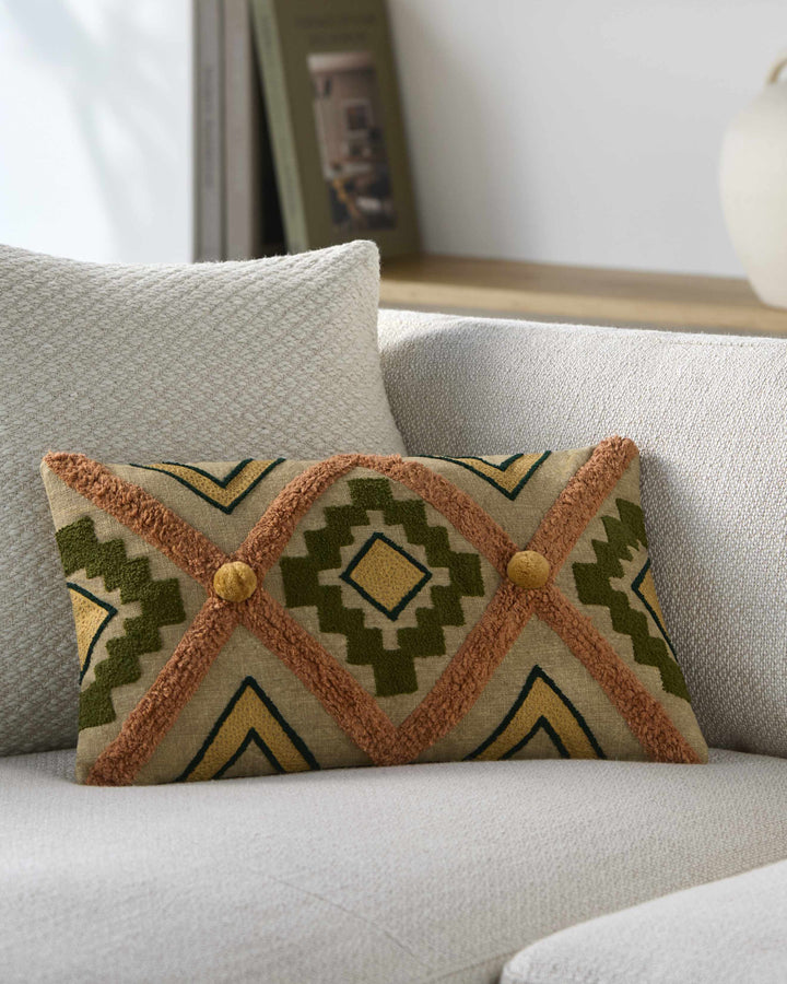 Skibbereen Boho Geometric Lumbar Pillow