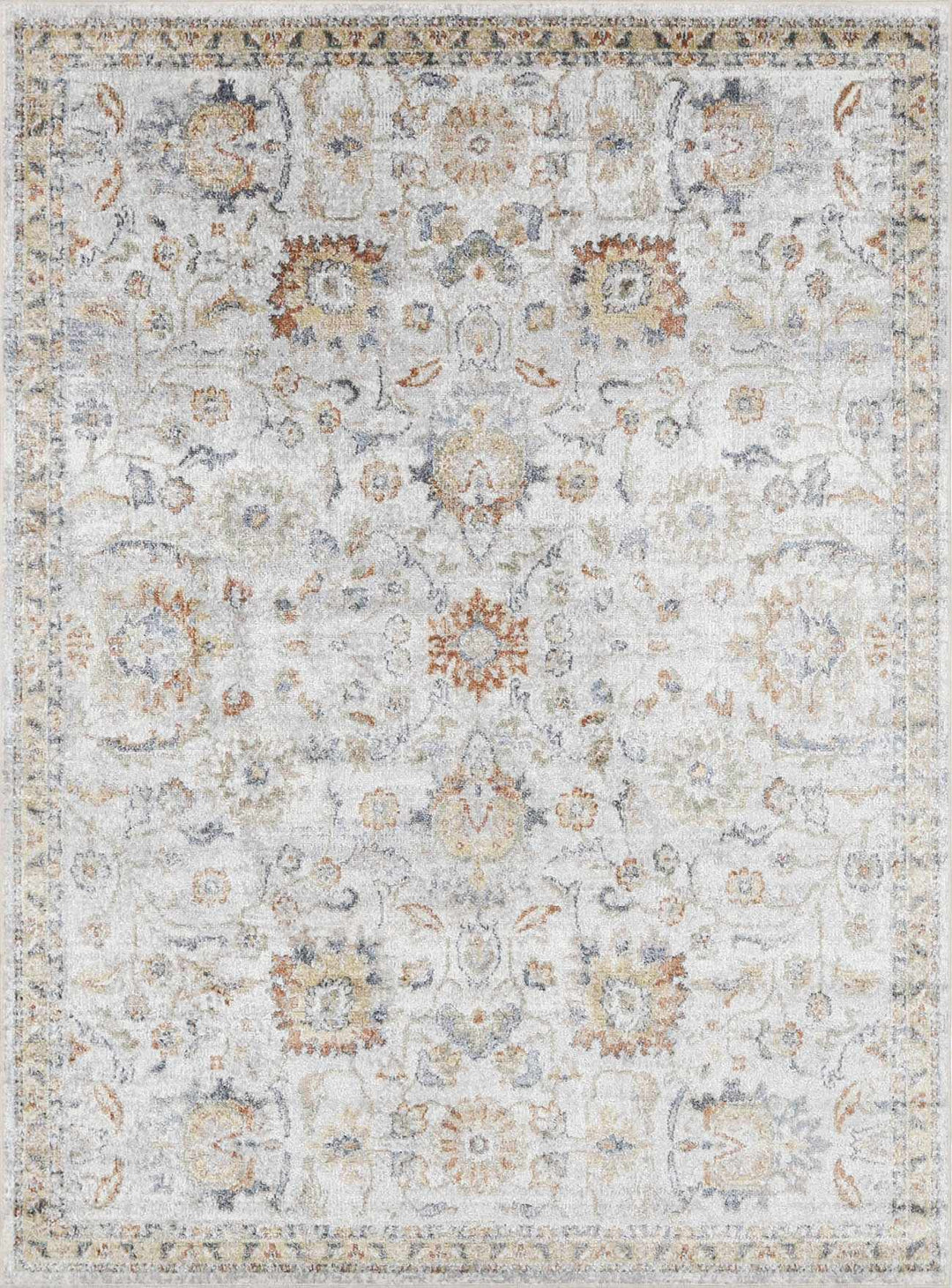 Dion Washable Floral Rug