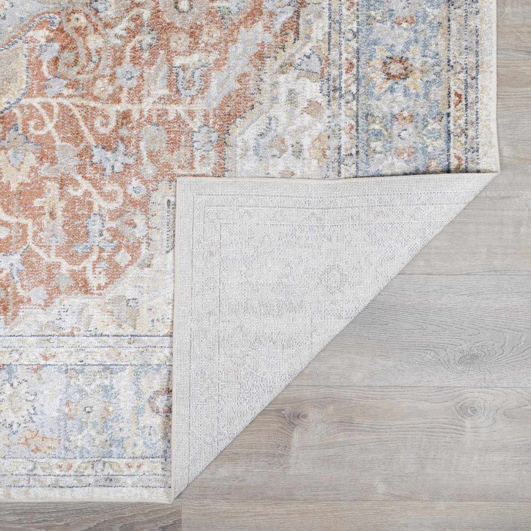 Emke Flat Pile Washable Rug