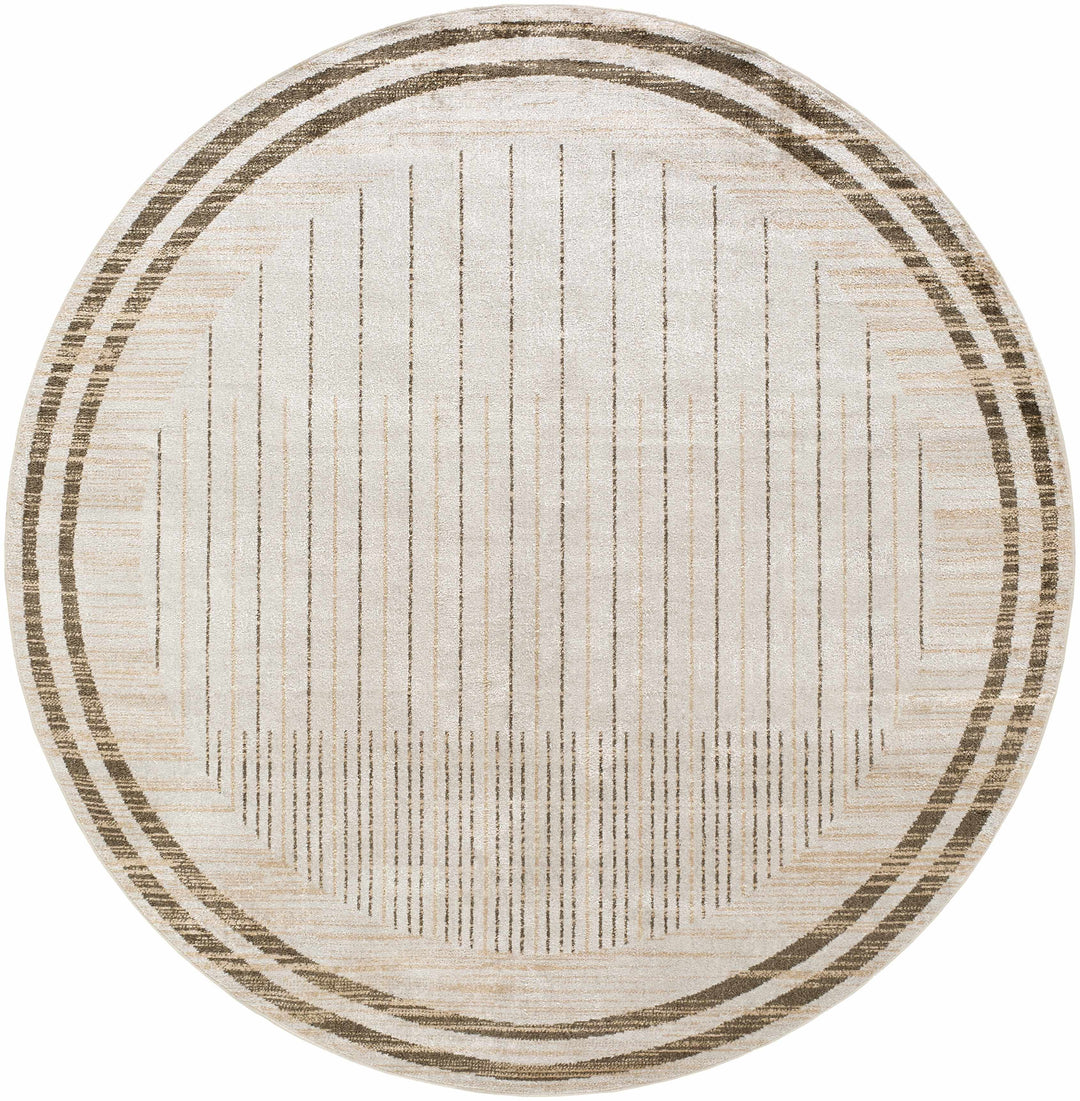 Thad Beige Washable Area Rug