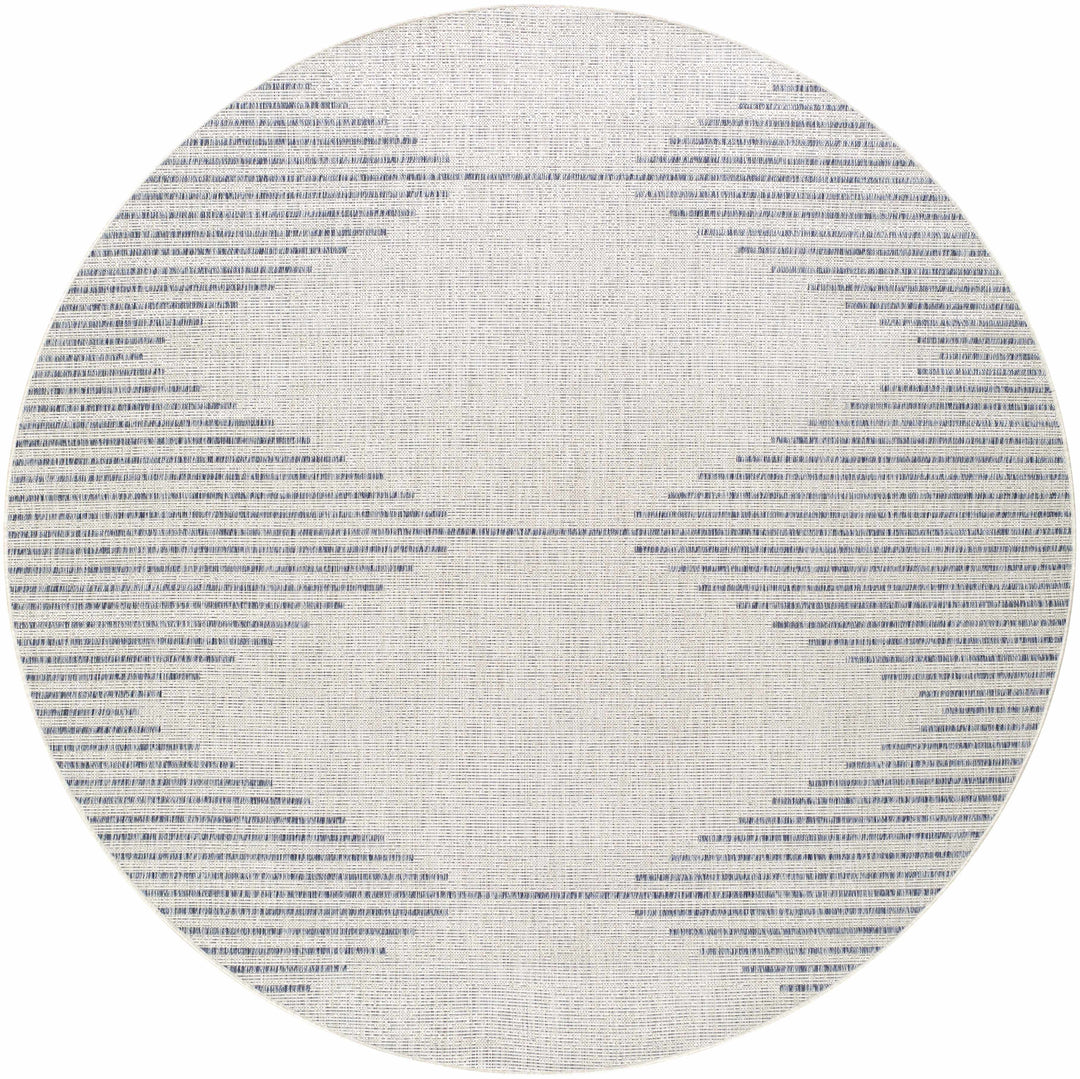 Stephan Gray & Blue Outdoor Rug