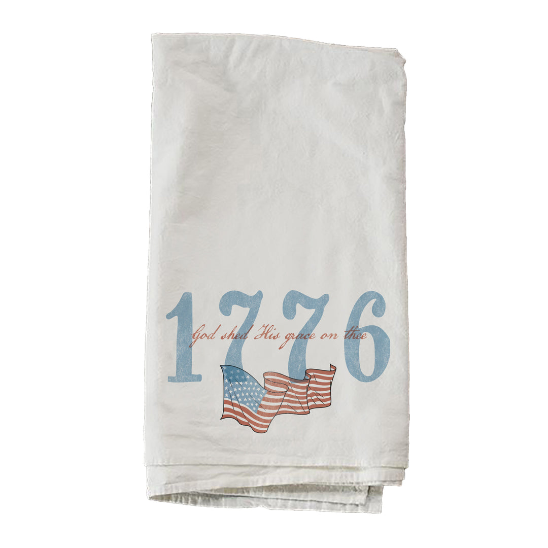 1776 God Shed His Grace Americana Towel