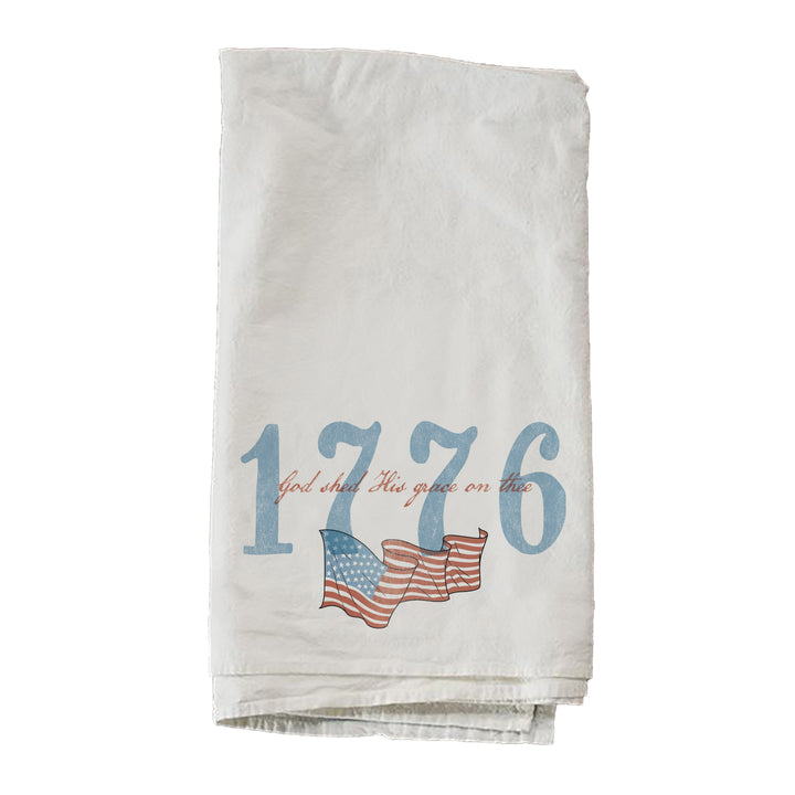1776 God Shed His Grace Americana Towel