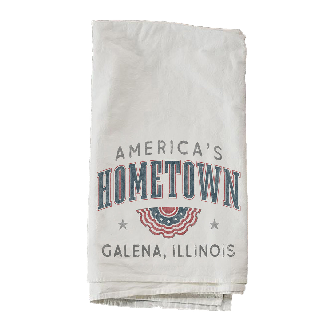 America's Hometown Personalized Towel
